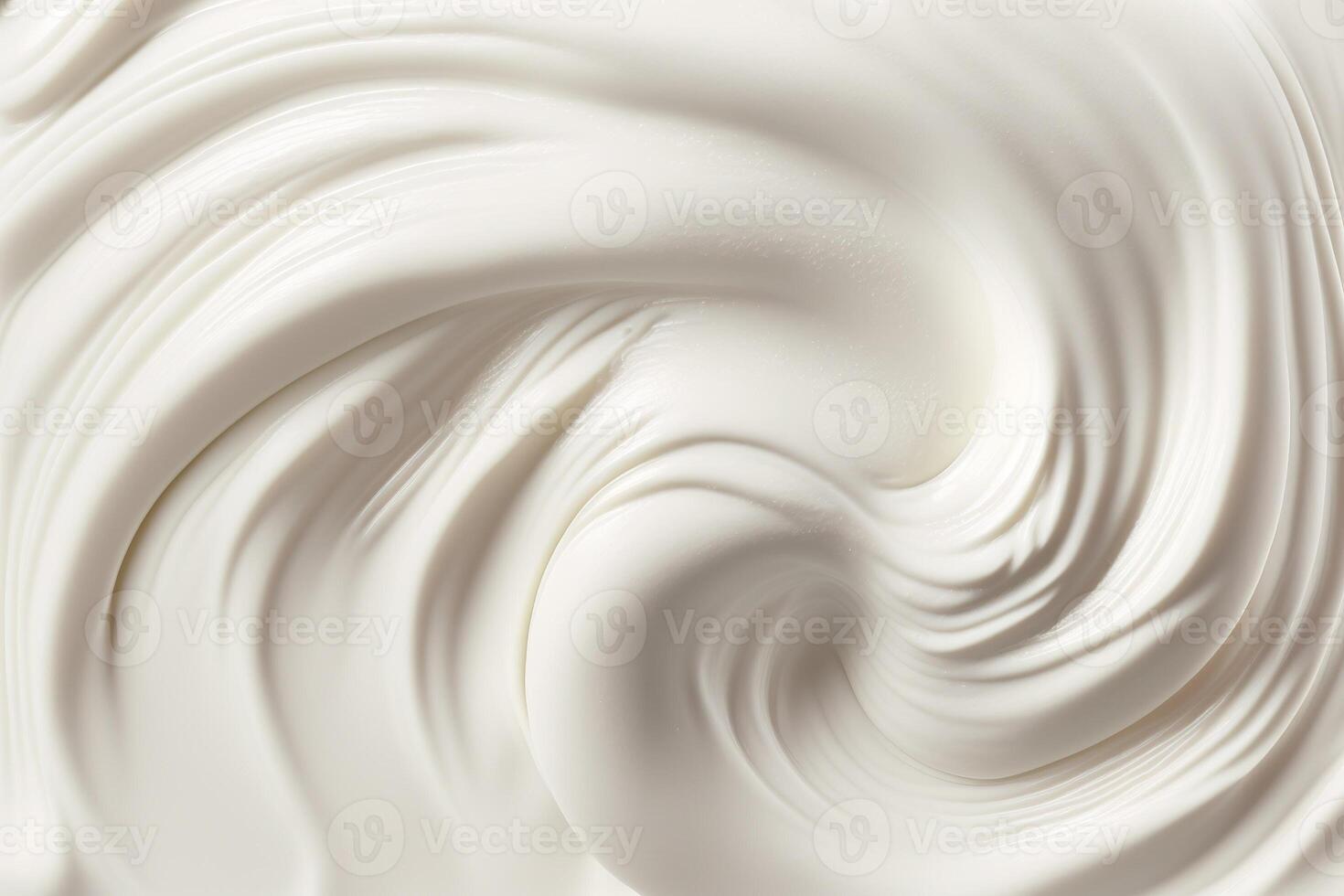 blanc cosmétique crème, ai généré photo