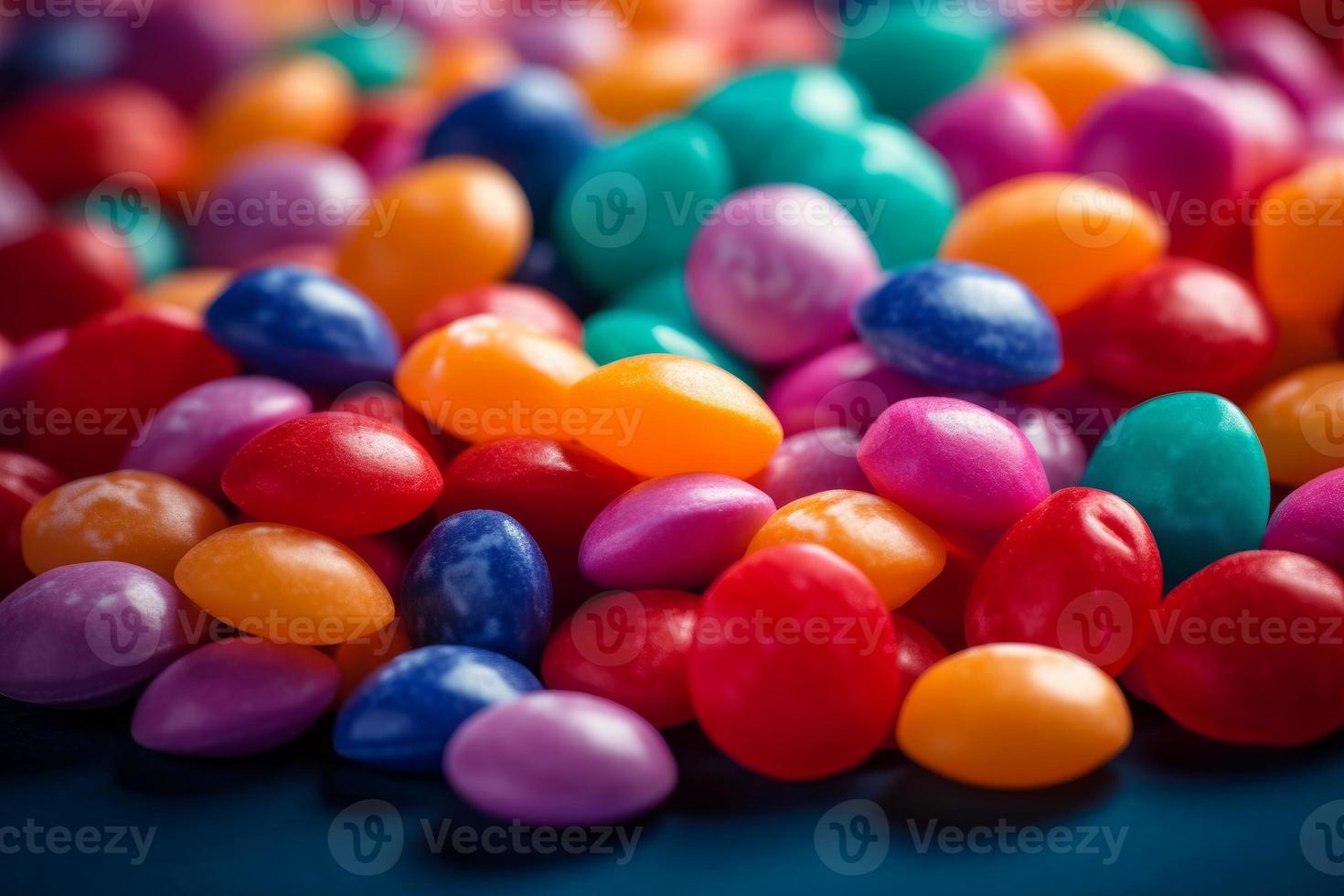 gros rond pile de coloré bonbons sur rustique gris Contexte 26497835 Photo  de stock chez Vecteezy