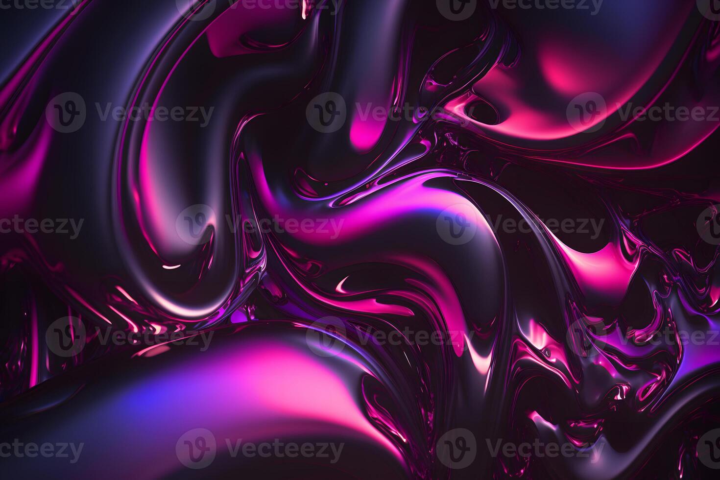 détaillé brillant abstrait liquide soie en tissu texture Contexte dans mouvement moment, violet soie satin tissu. neural réseau ai généré photo