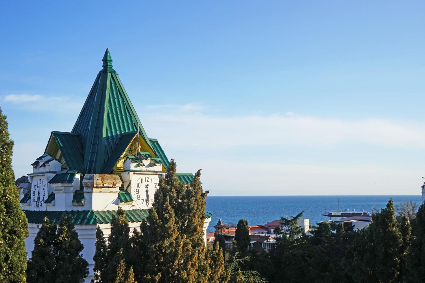 yalta, la crimée. paysage urbain photo