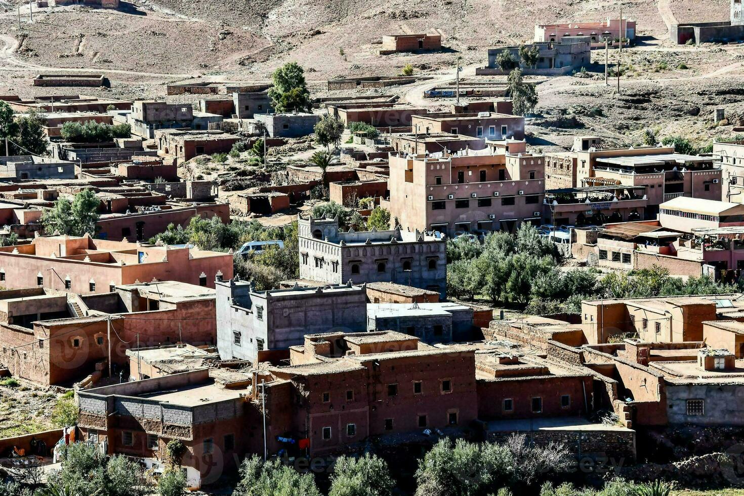 vue de vieux ben haddou ville dans central Maroc Afrique photo