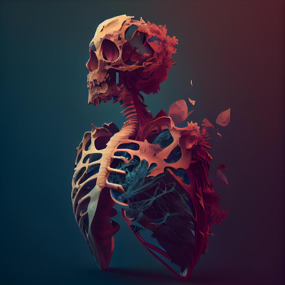 Le squelette humain en 3D – Illustrations Médicales 