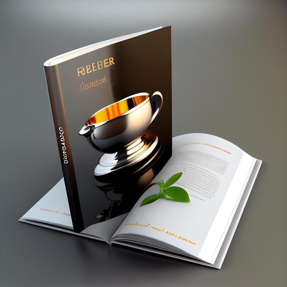 réaliste 3d illustration de une café magasin avec une tasse de café., ai génératif image photo