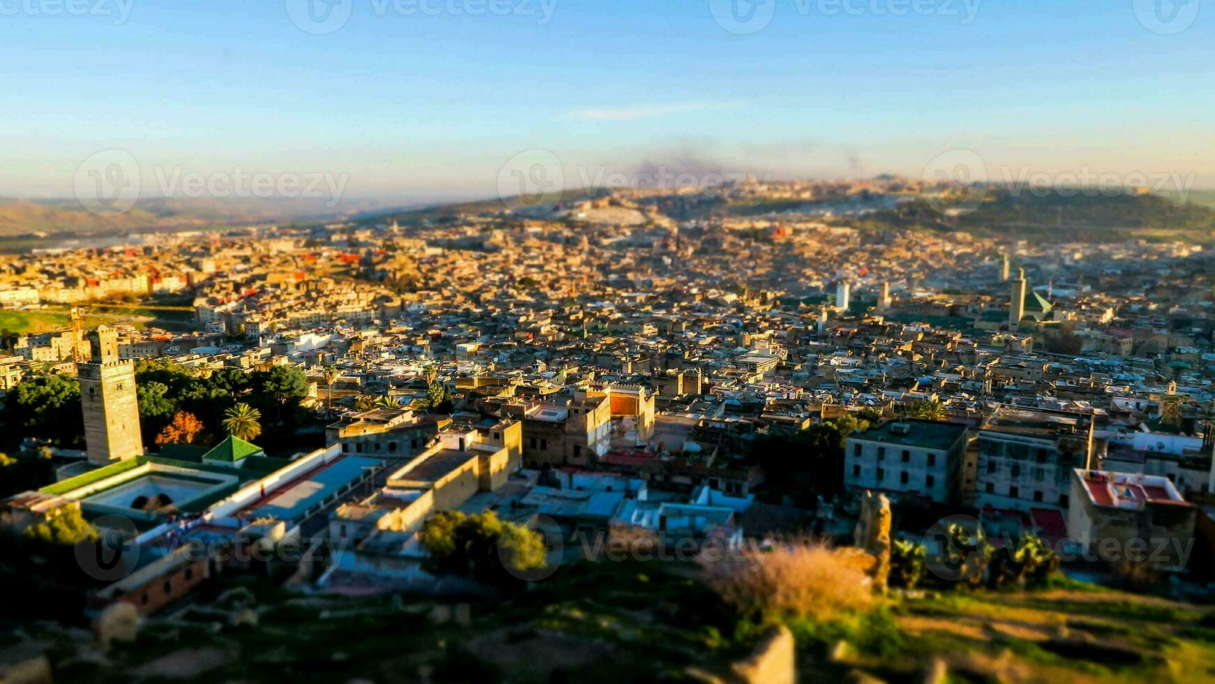 une vue de le ville photo