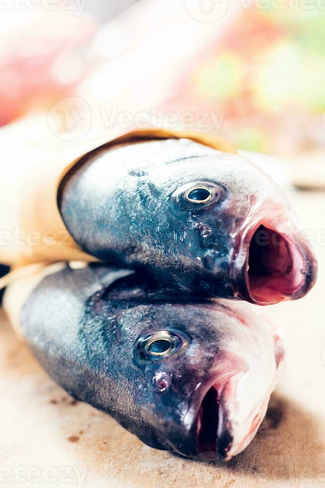 poisson et légumes photo