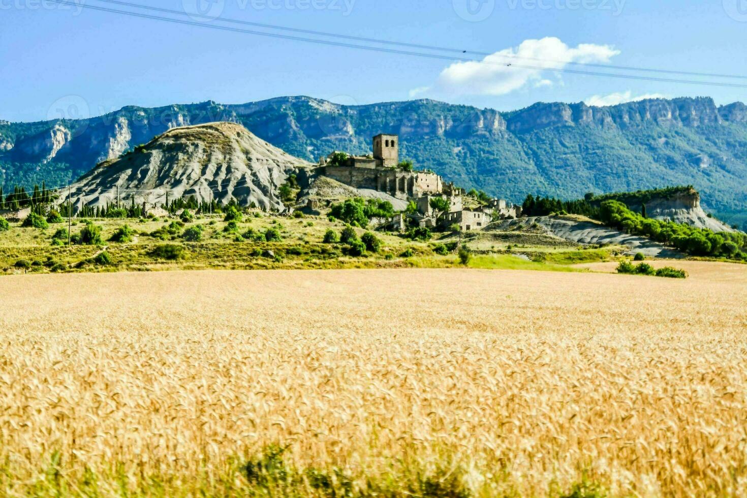 vue panoramique sur la montagne photo