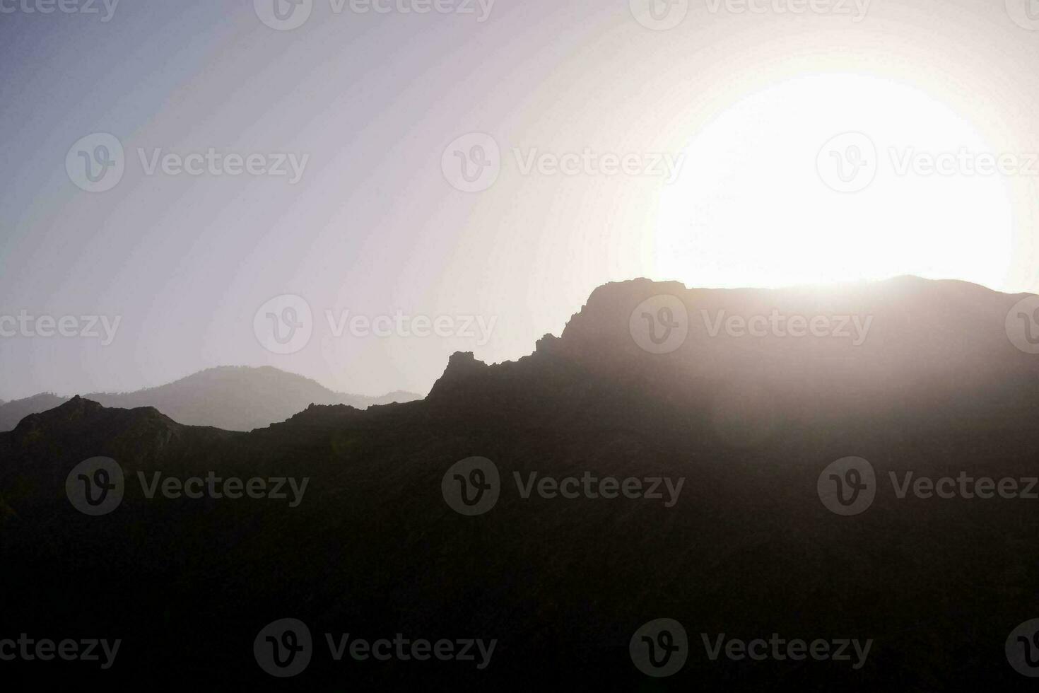 vue panoramique sur la montagne photo