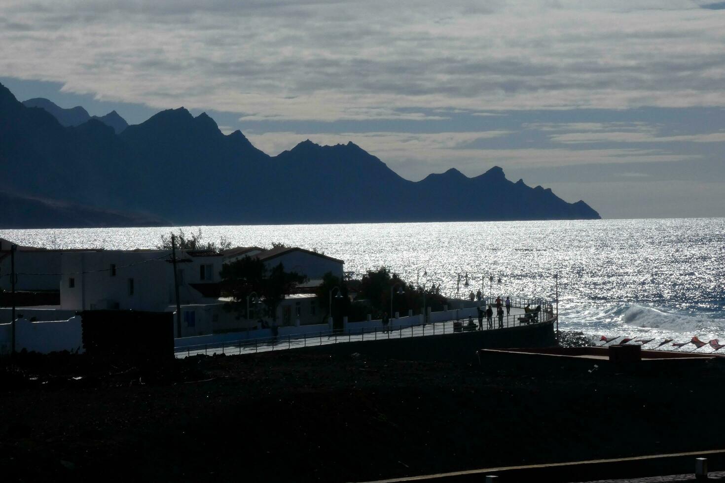 côte de agaet sur le île de gran Canaria dans le atlantique océan. photo