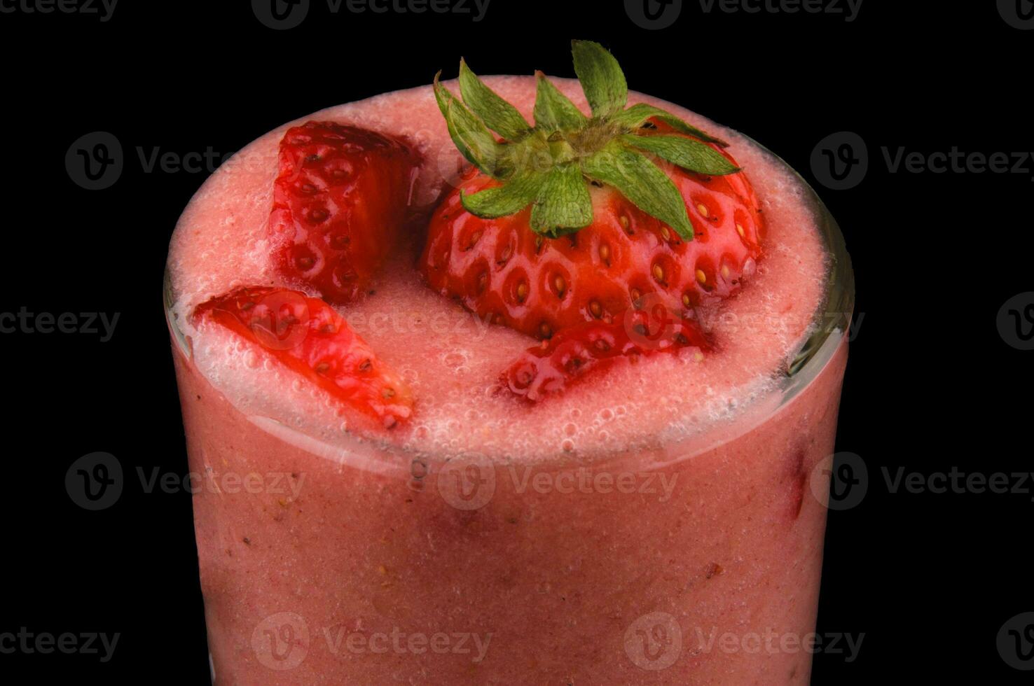 smoothie aux fraises fraîches photo