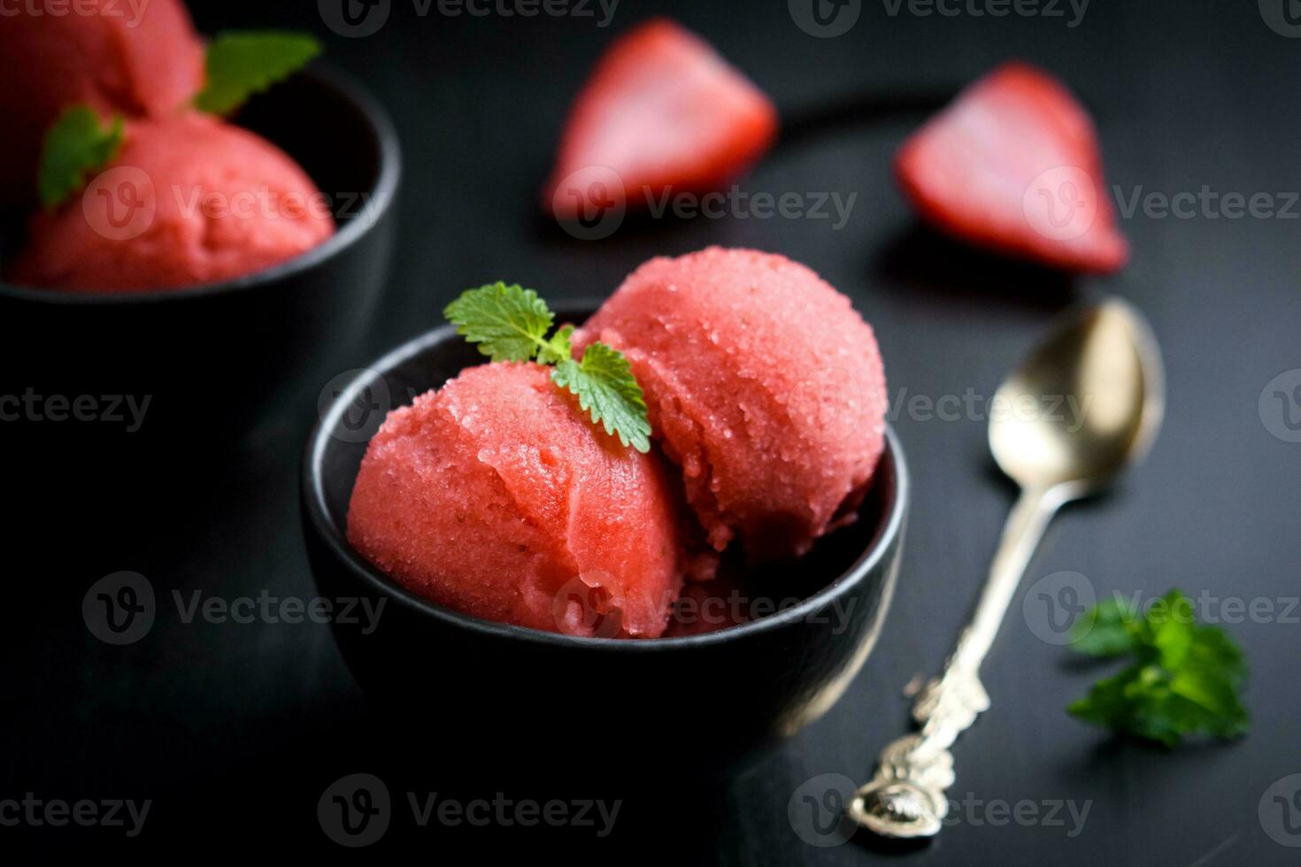 fraise fait maison dessert photo