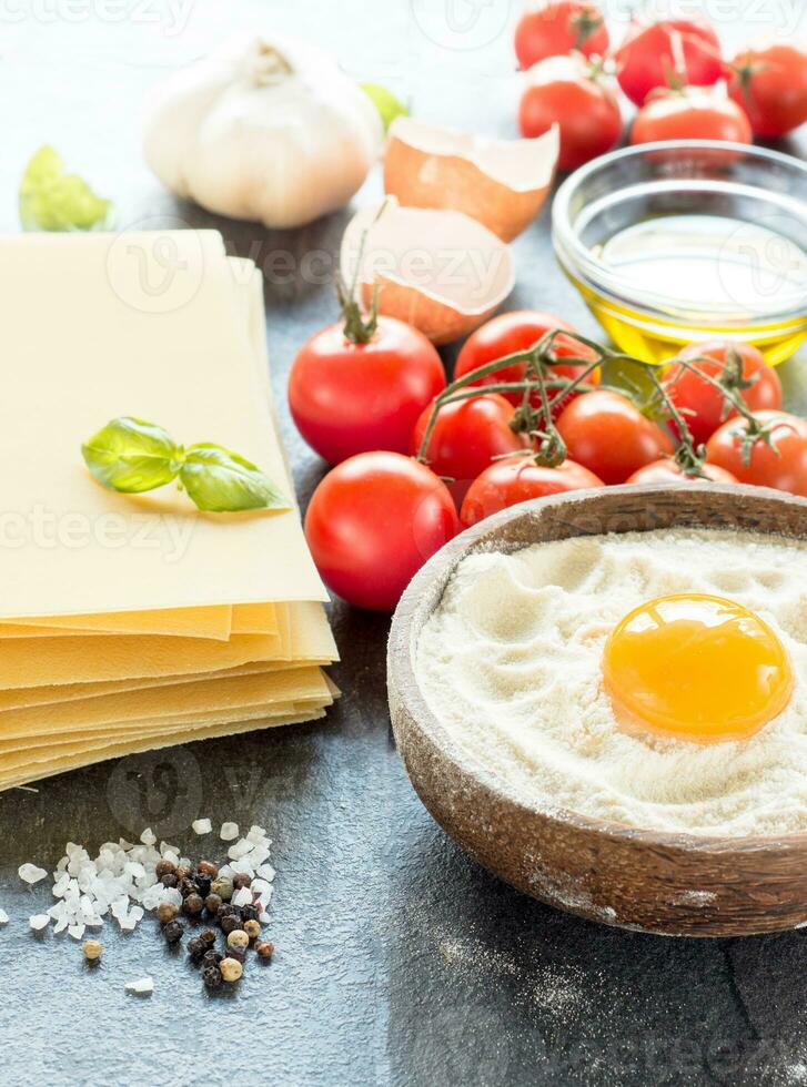 fait maison italia lasagne photo