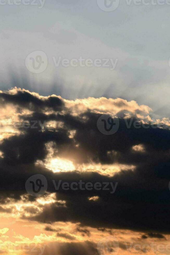 ciel avec des nuages photo