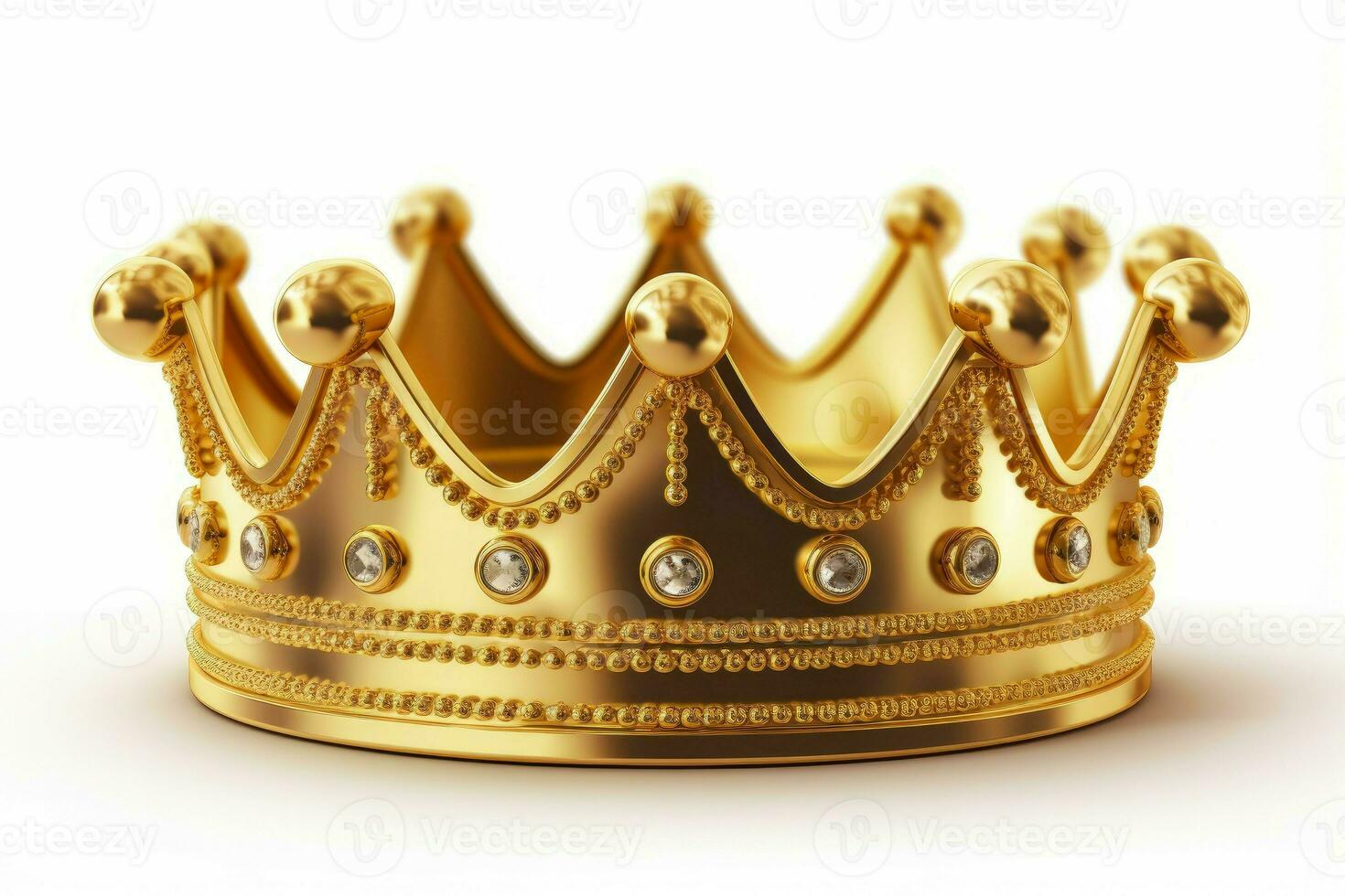 d'or couronne. produire ai photo