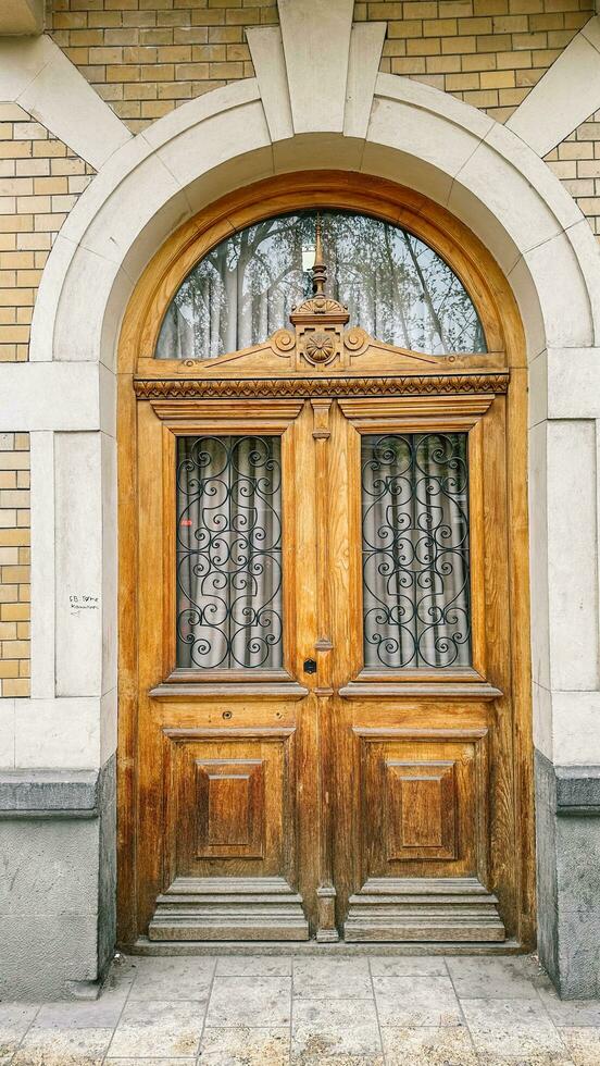 vieux et ancien des portes Contexte photo