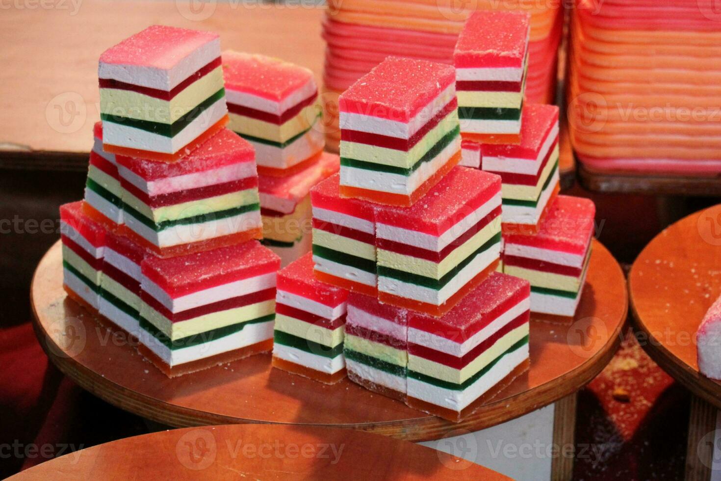 Oriental bonbons et des sucreries sont vendu à une bazar dans Israël. photo