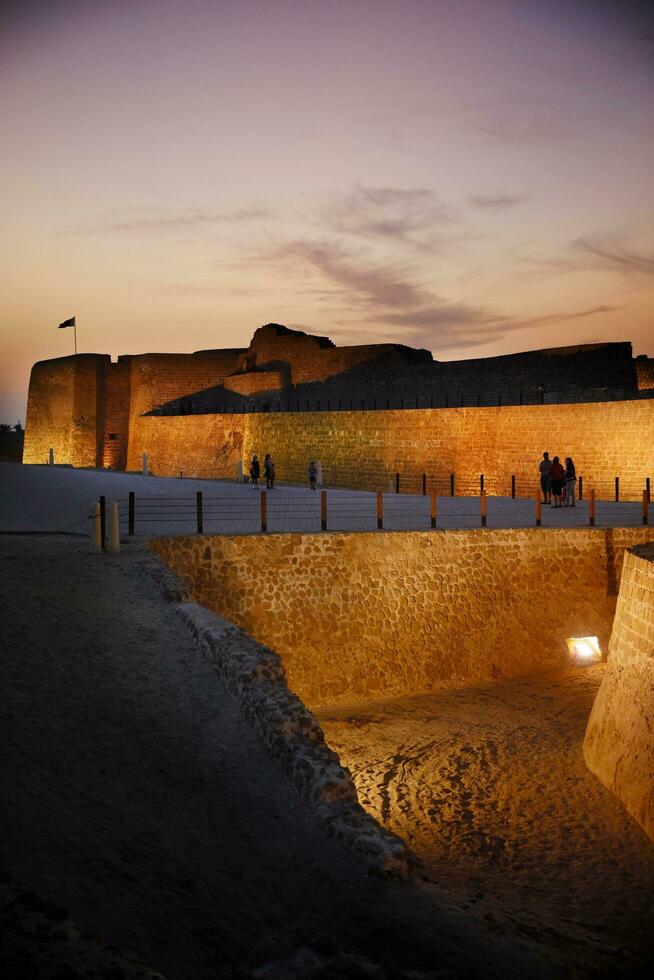 manama Bahreïn 22 Mars 2023 tourisme et Voyage célèbre des endroits dans Bahreïn Bahreïn fort forteresse karbabad ruines de une 16 e siècle Portugais fort photo