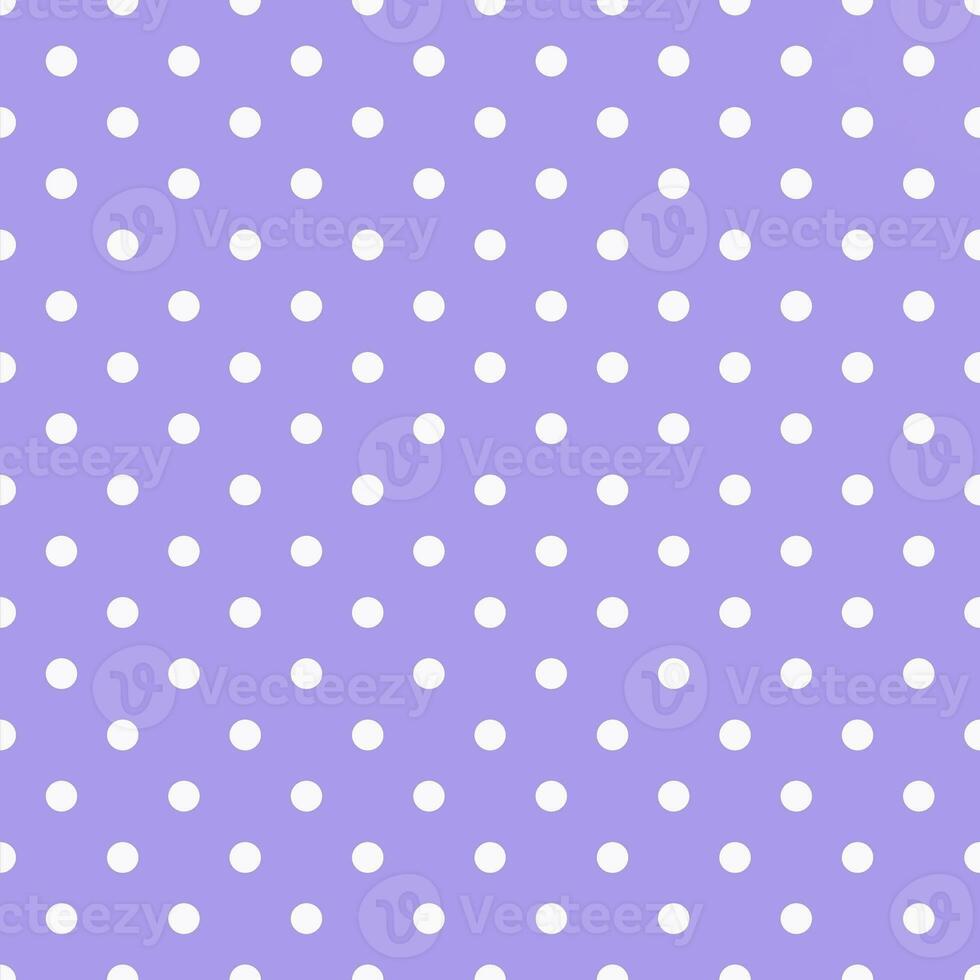 polka point sans couture modèle, blanc et violet, pouvez être utilisé dans le conception de mode vêtements. literie, rideaux, nappes photo