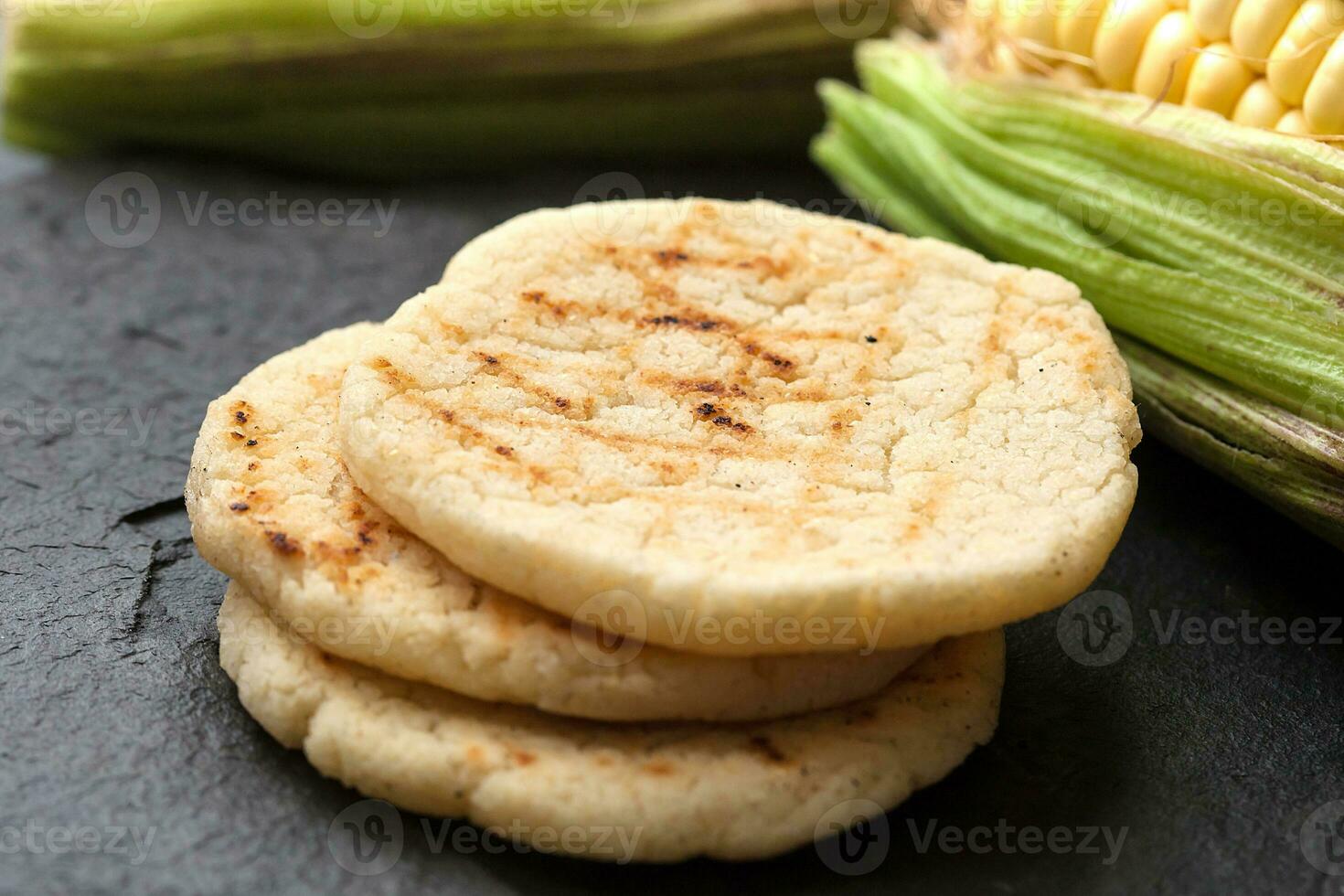 rôti traditionnel Sud américain blé arepa photo