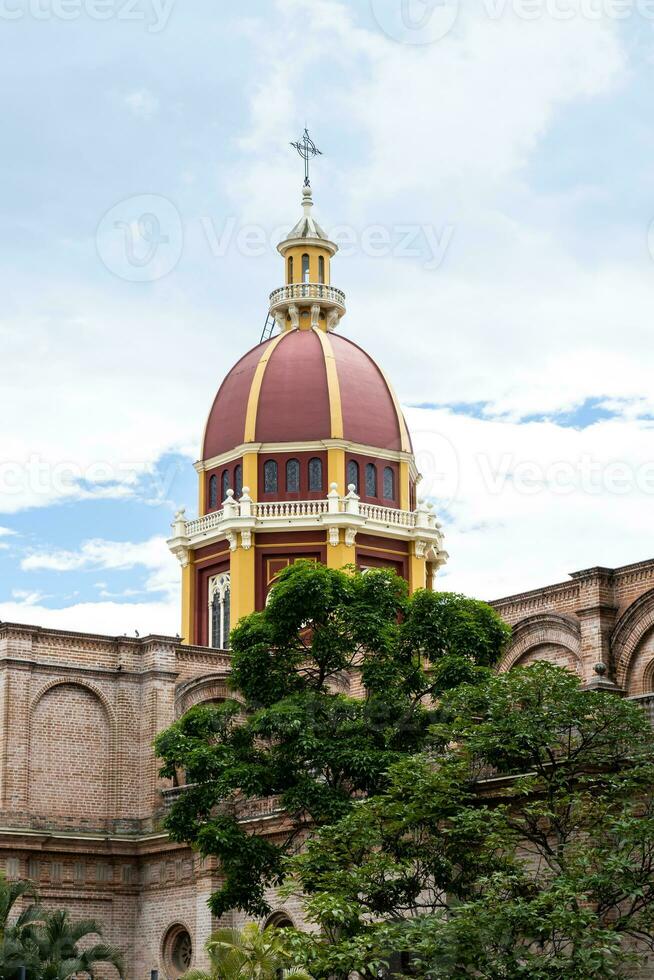 dôme de le historique nuestra senora del palmaire cathédrale dans palmira photo