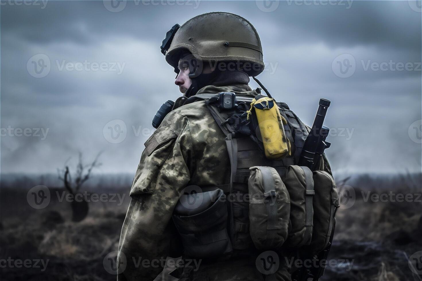 retour de soldat. spécial les forces guerre opération. génératif ai. photo