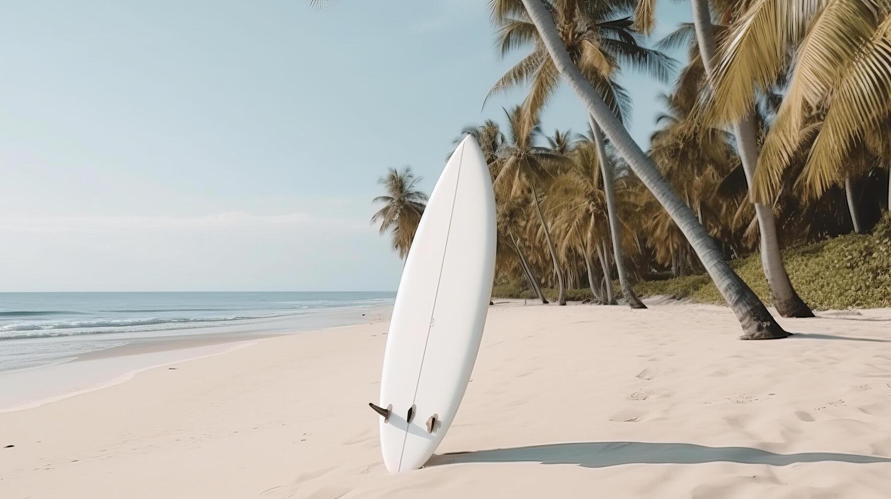 le surf planche Contexte. illustration ai génératif photo