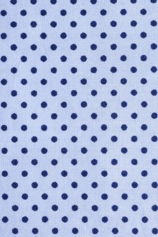 texture de tissu à pois bleu photo