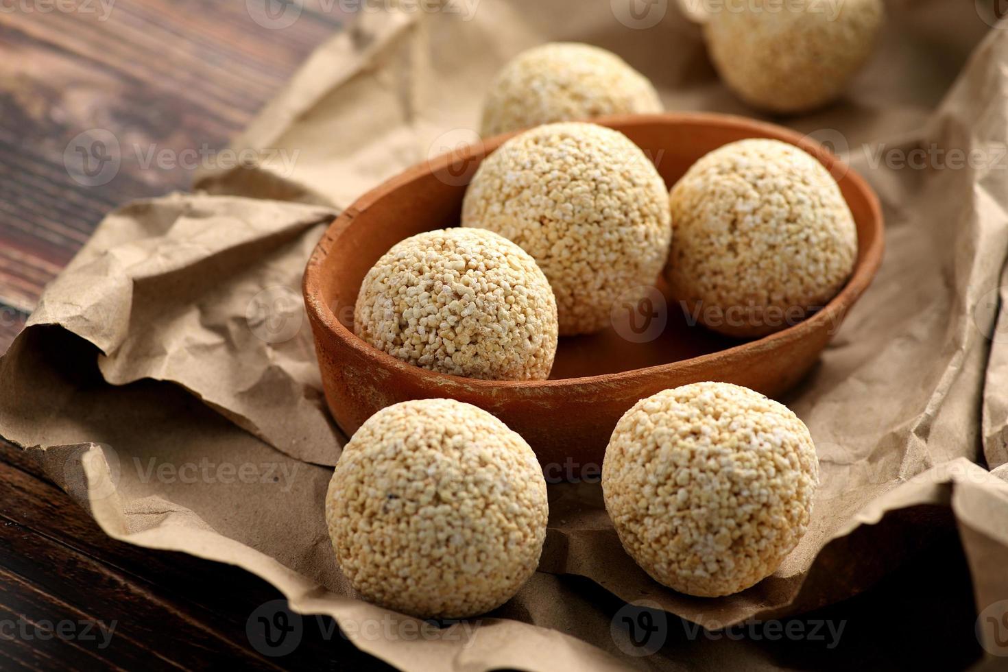 chaulai ke ladoo photo