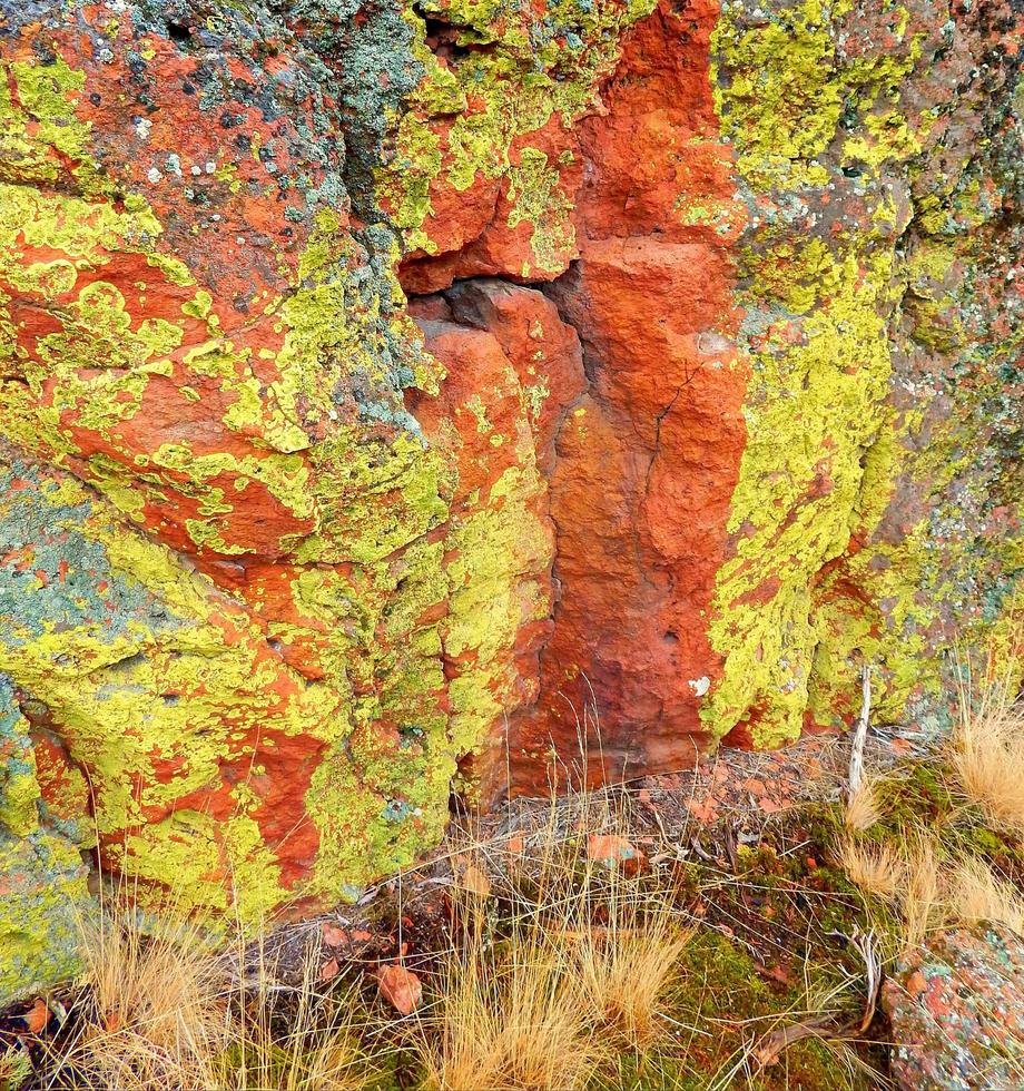 Couleurs de pierre du désert à la zone de gestion de la faune de Rimrock Springs près de madras, ou photo