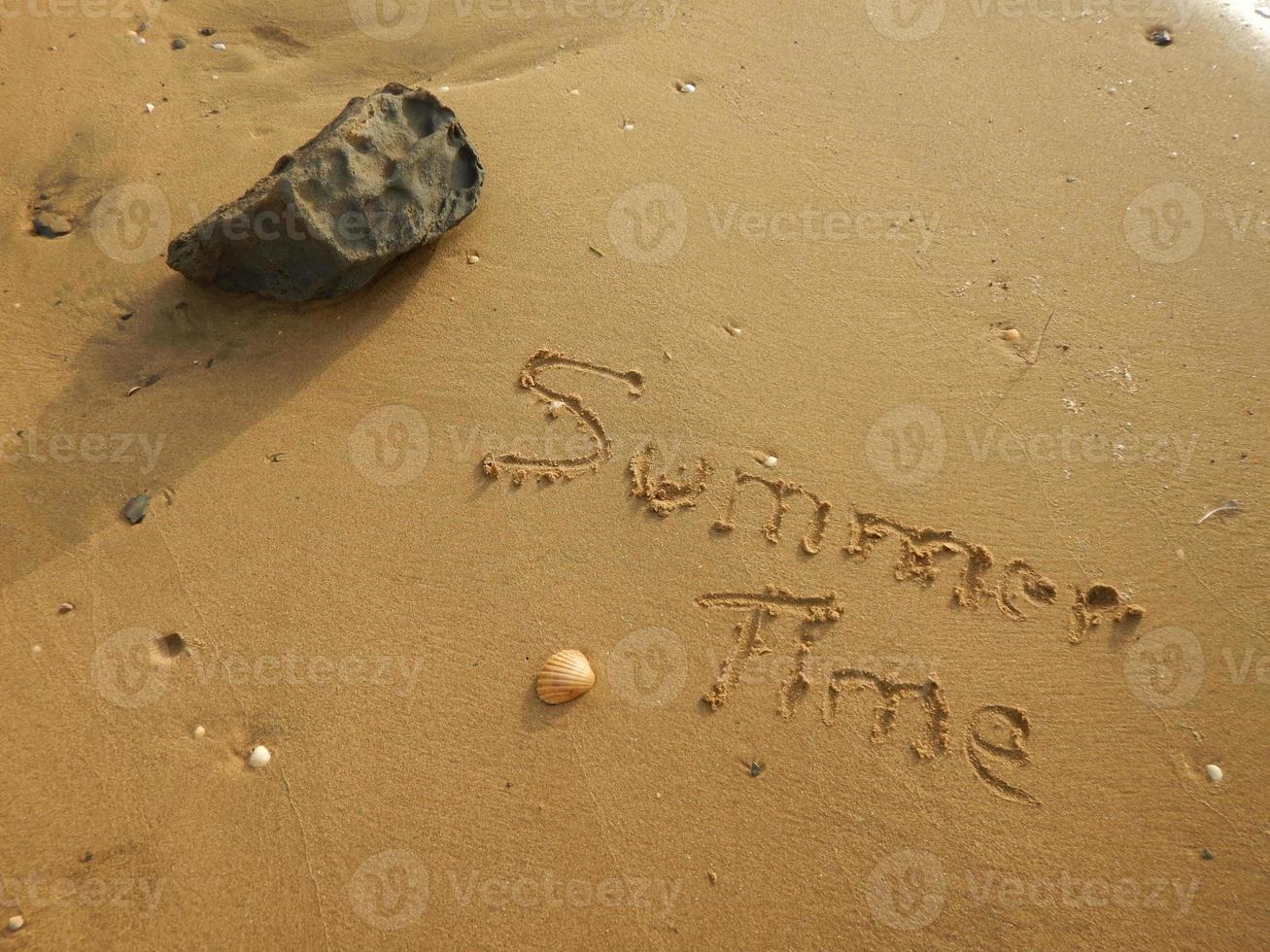 message sur la plage photo