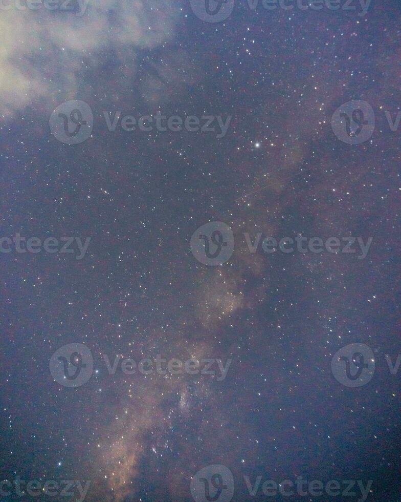 photo Contexte avec une bleu étoile galaxie thème à nuit