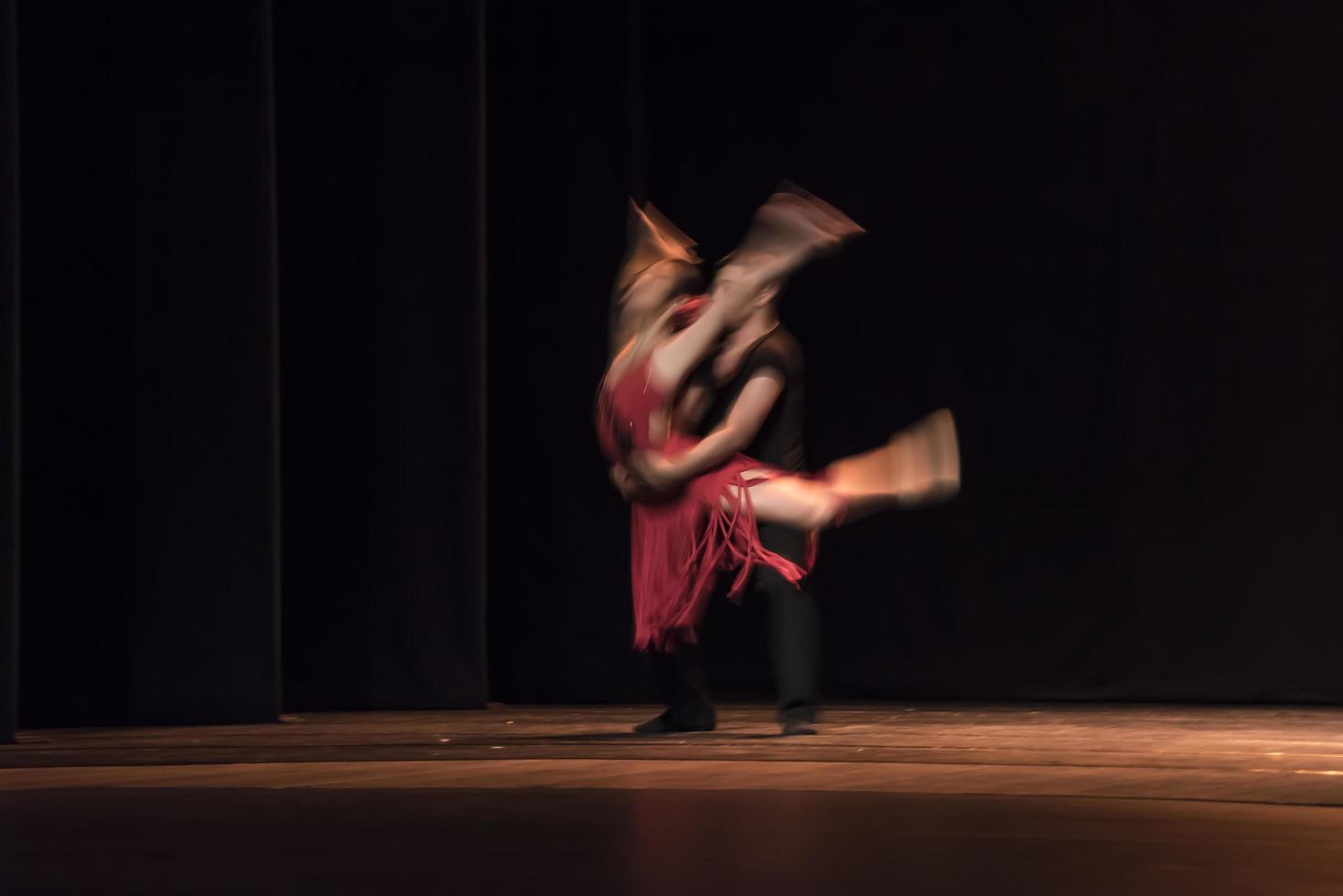 le mouvement abstrait de la danse photo