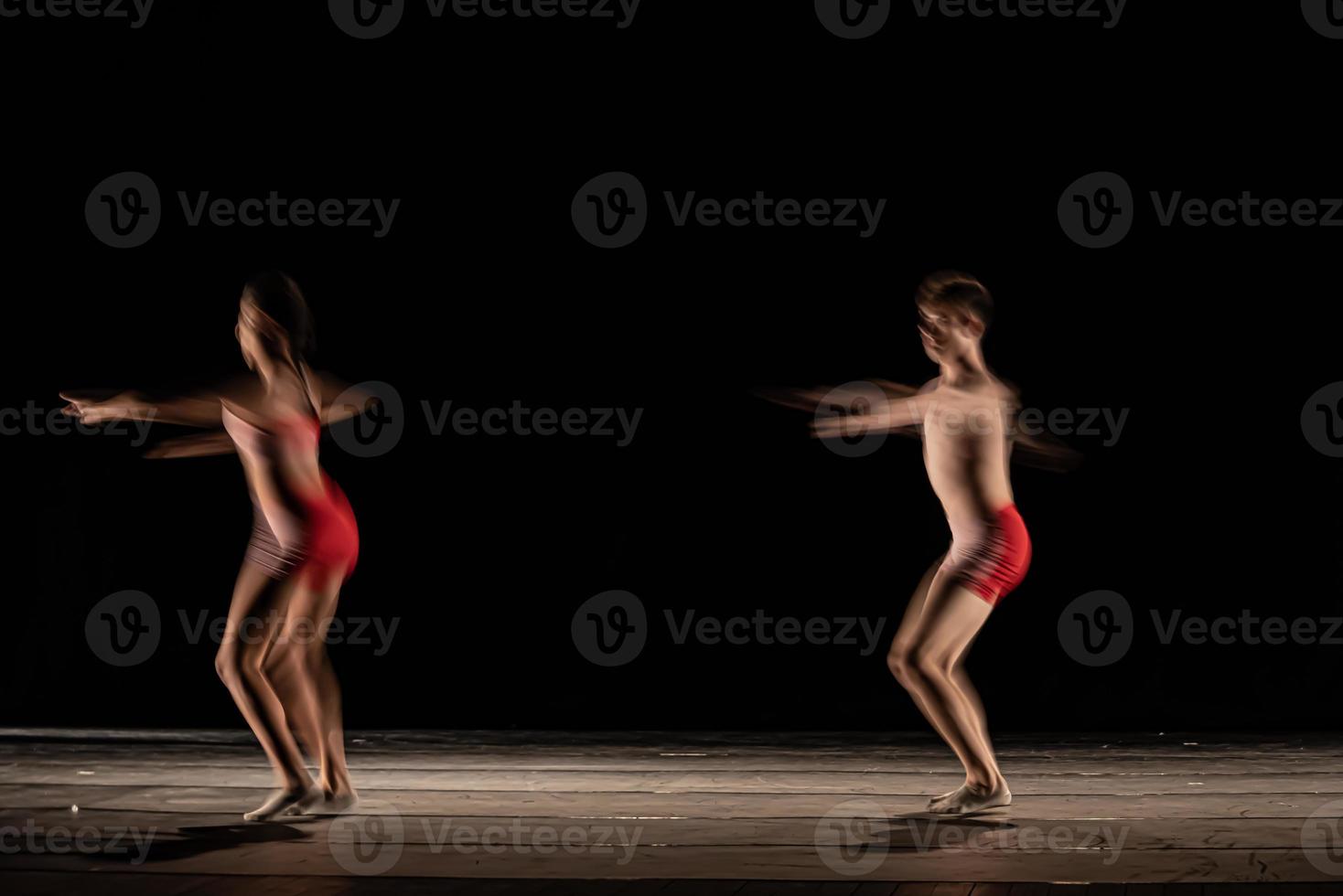 le mouvement abstrait de la danse photo