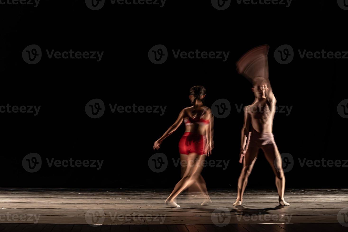 le mouvement abstrait de la danse photo