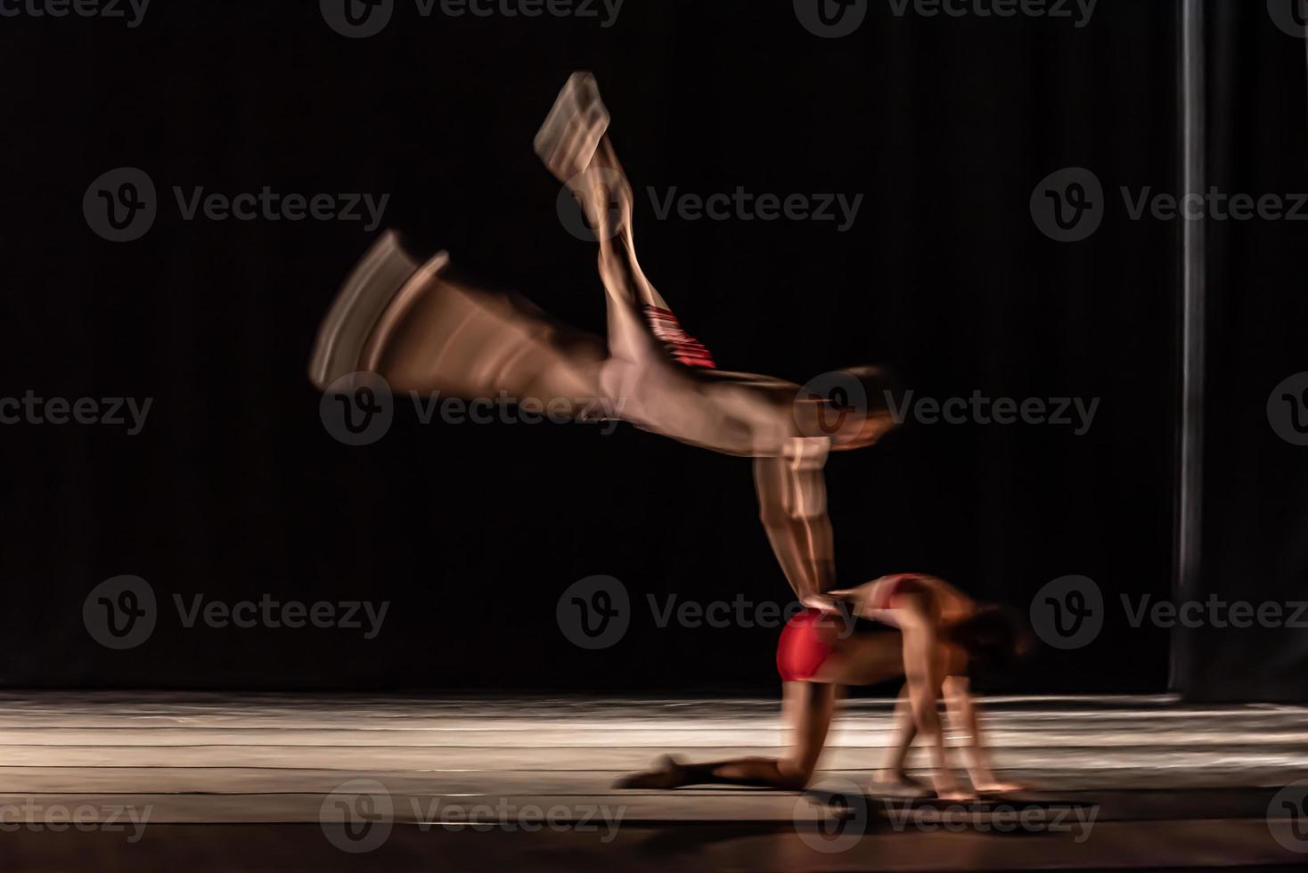 le mouvement abstrait de la danse photo