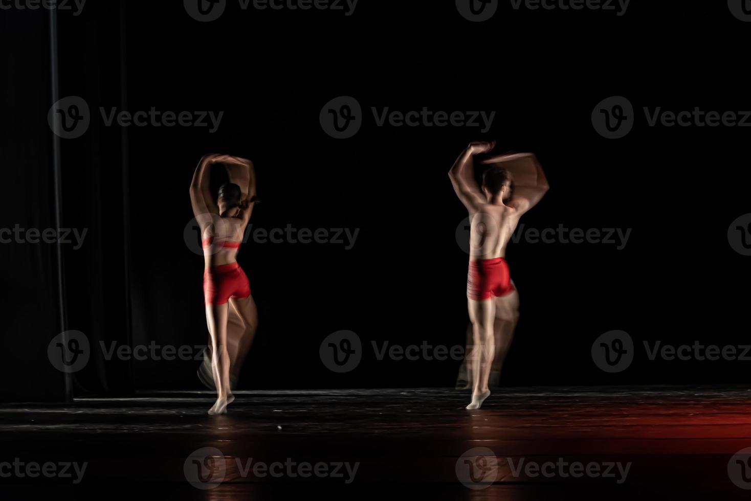 le mouvement abstrait de la danse photo