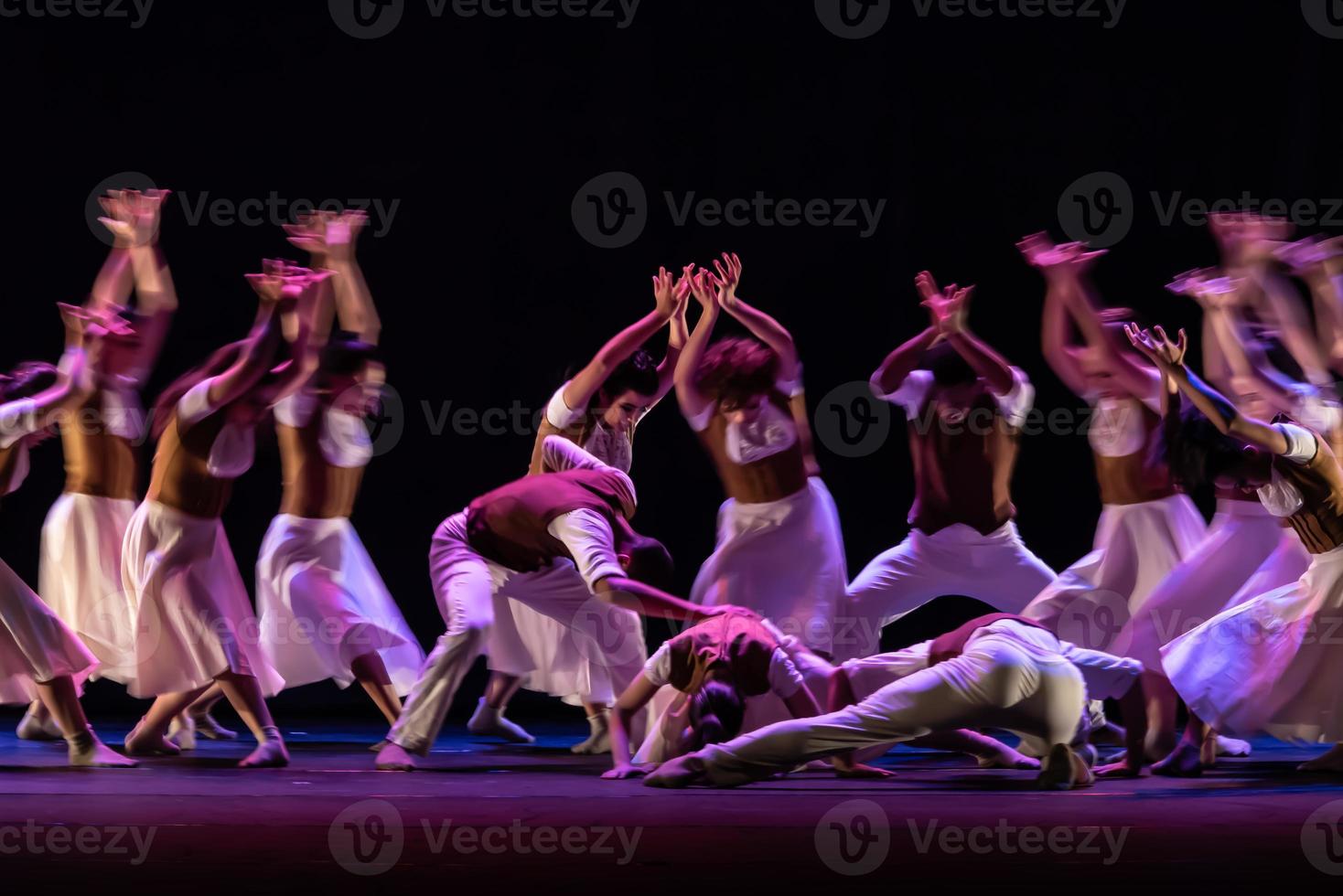 le mouvement abstrait de la danse photo