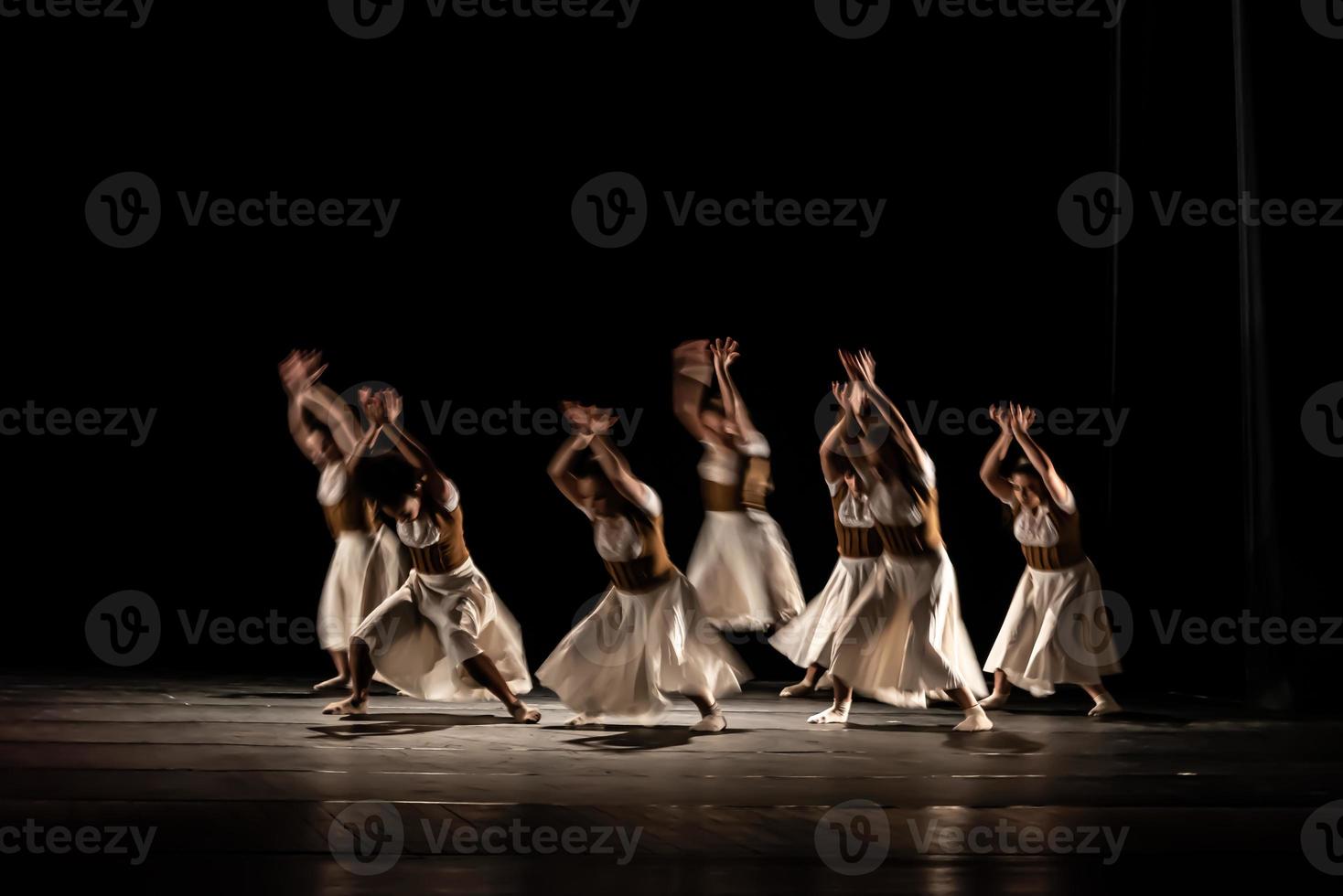 le mouvement abstrait de la danse photo