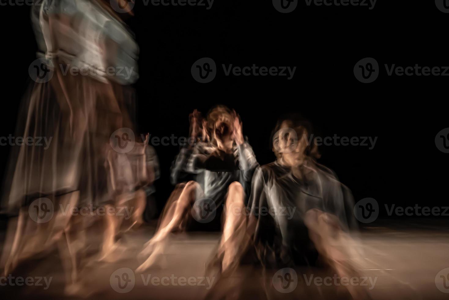 le mouvement abstrait de la danse photo