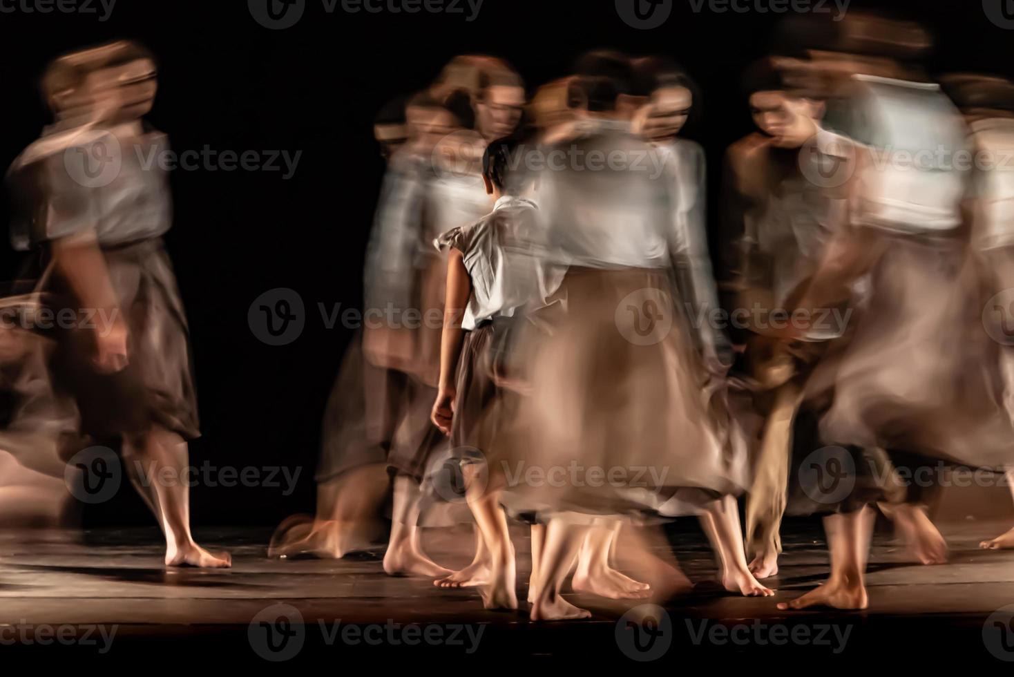 le mouvement abstrait de la danse photo