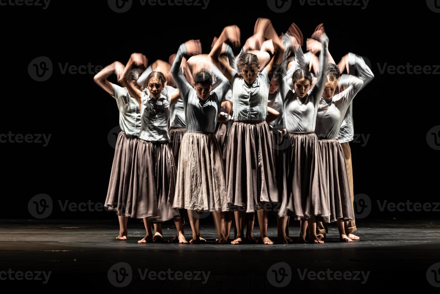 le mouvement abstrait de la danse photo