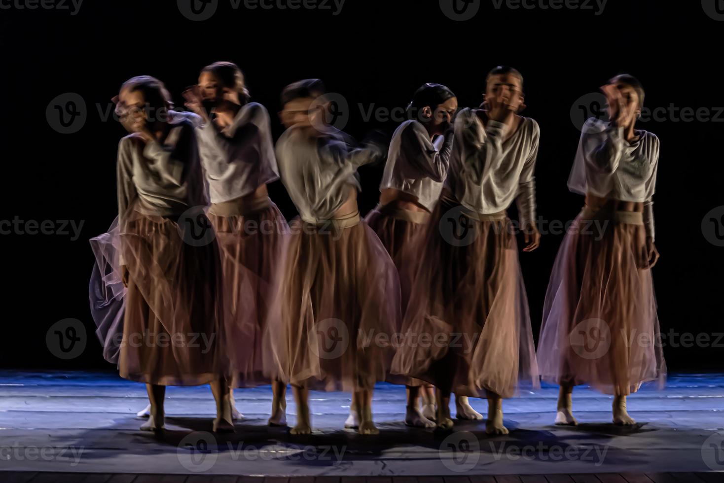 le mouvement abstrait de la danse photo