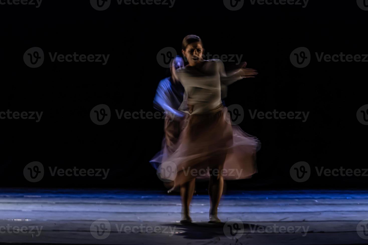 le mouvement abstrait de la danse photo