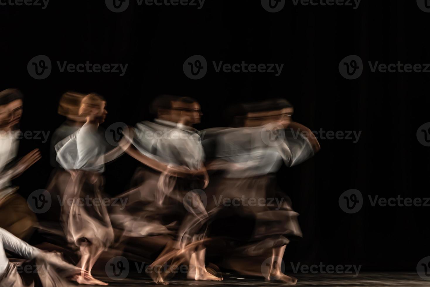 le mouvement abstrait de la danse photo