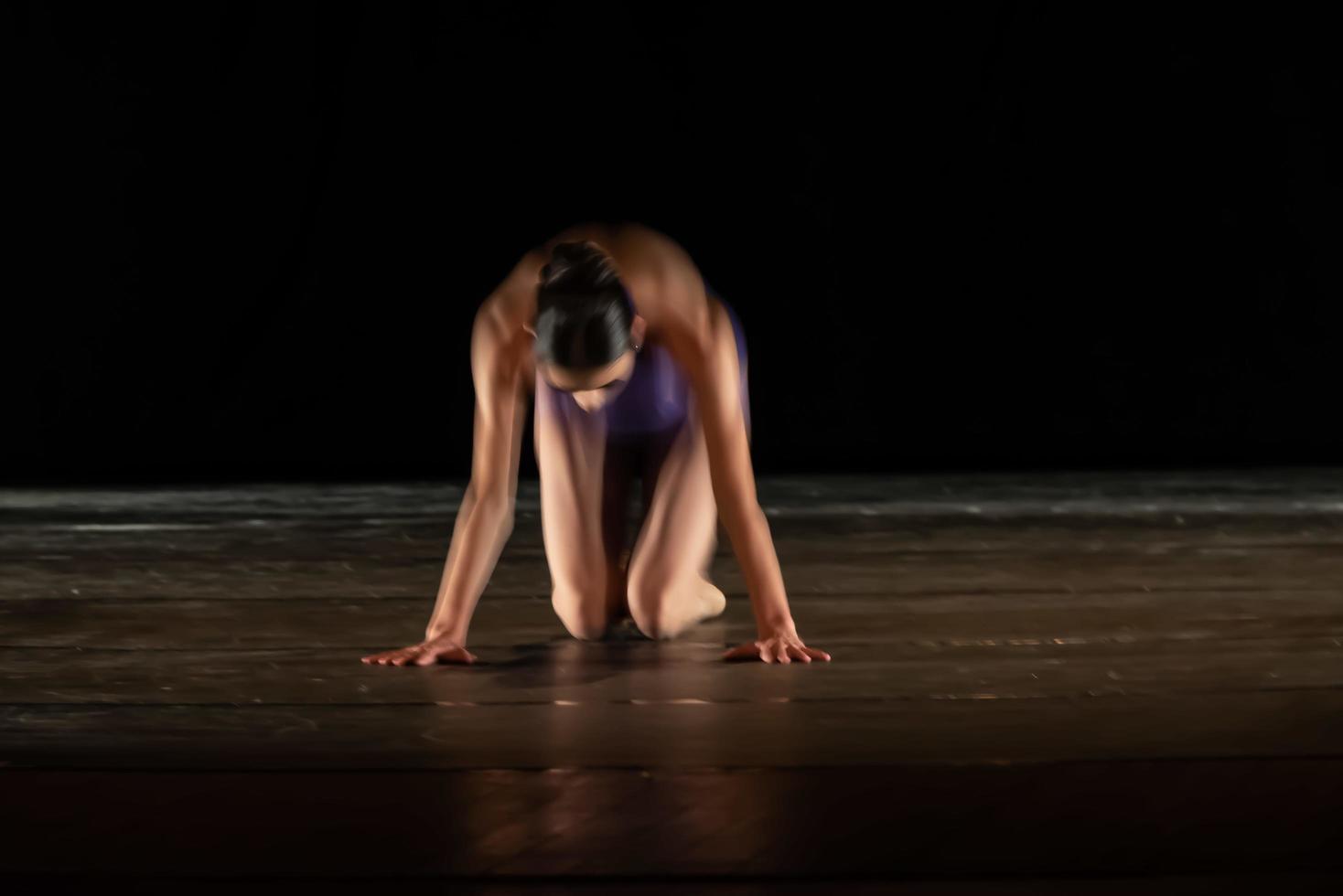 le mouvement abstrait de la danse photo