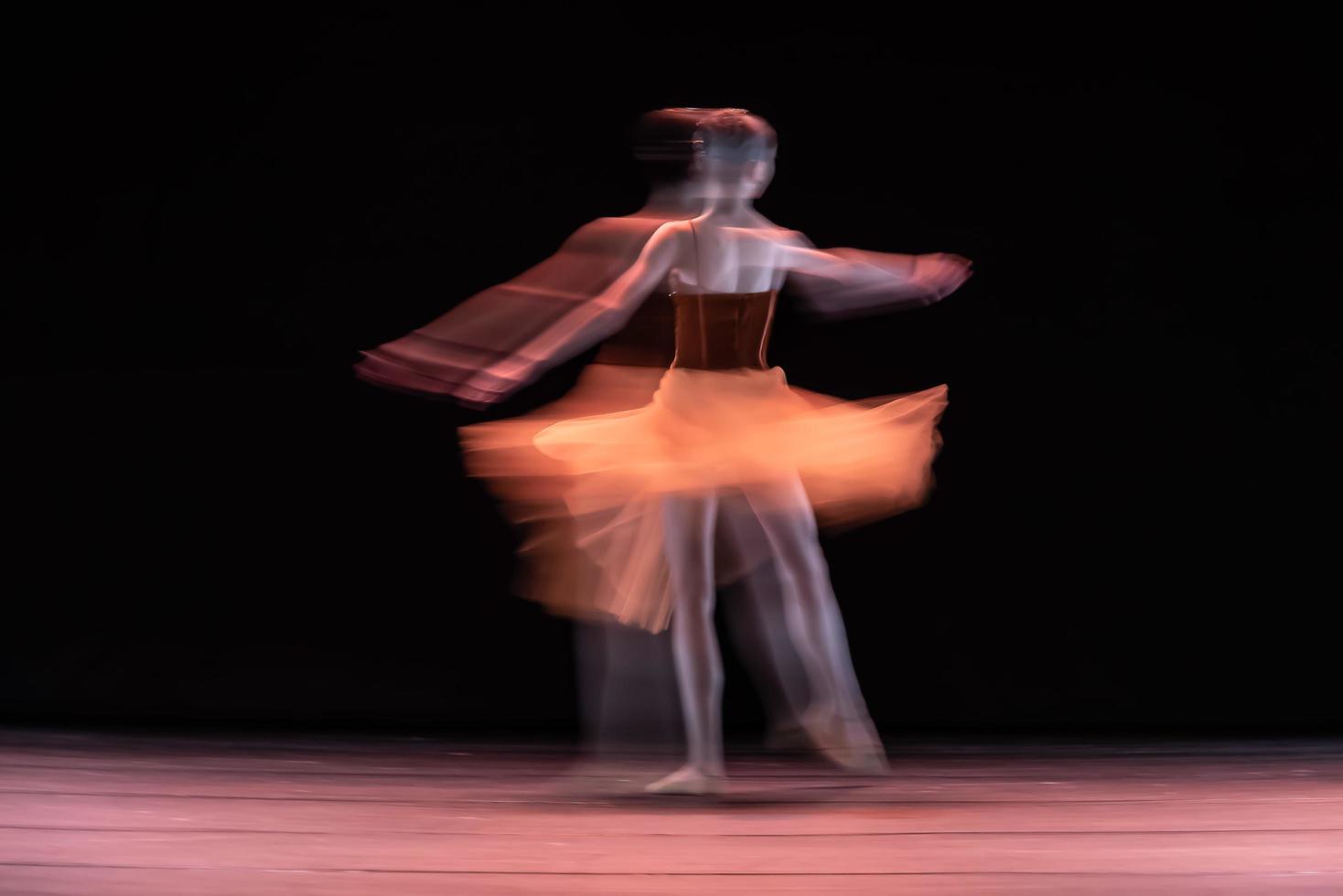 le mouvement abstrait de la danse photo