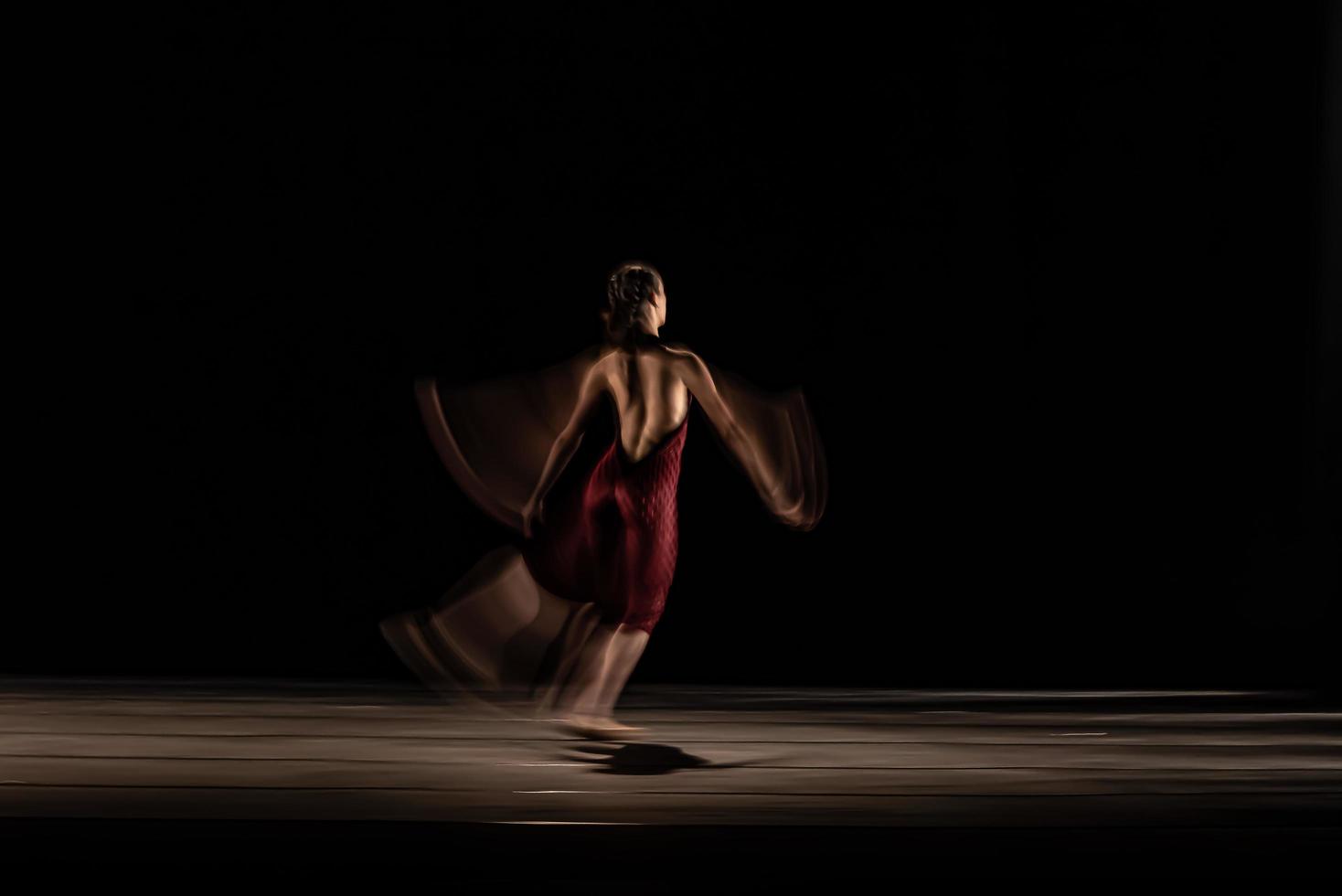 le mouvement abstrait de la danse photo