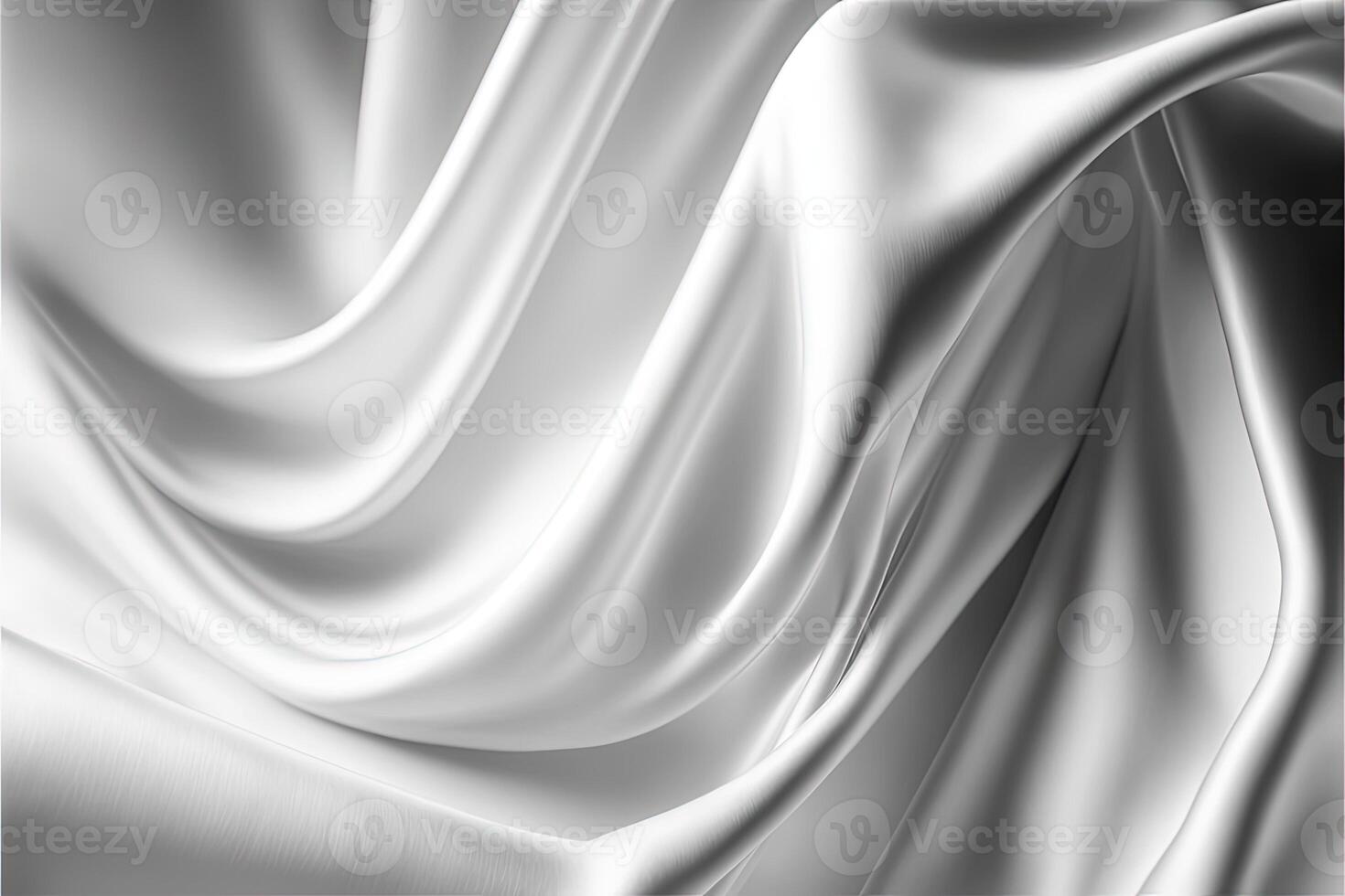 blanc et gris froissé satin modèle Contexte. parfait en tissu tissu pour fond d'écran, vêtements et rideaux. génératif ai technologie. photo