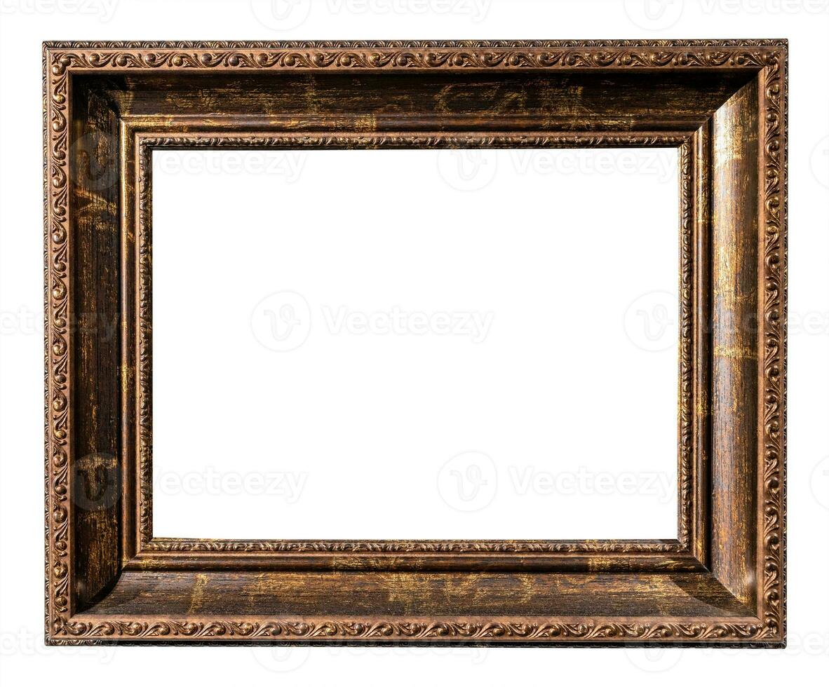 horizontal très large marron en bois image Cadre photo