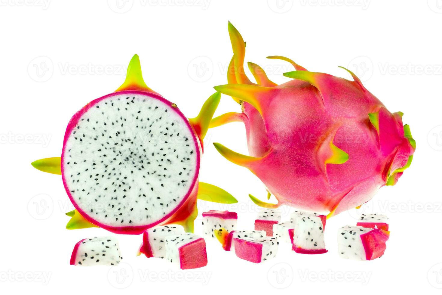 beau fruit du dragon rose ou pitaya photo