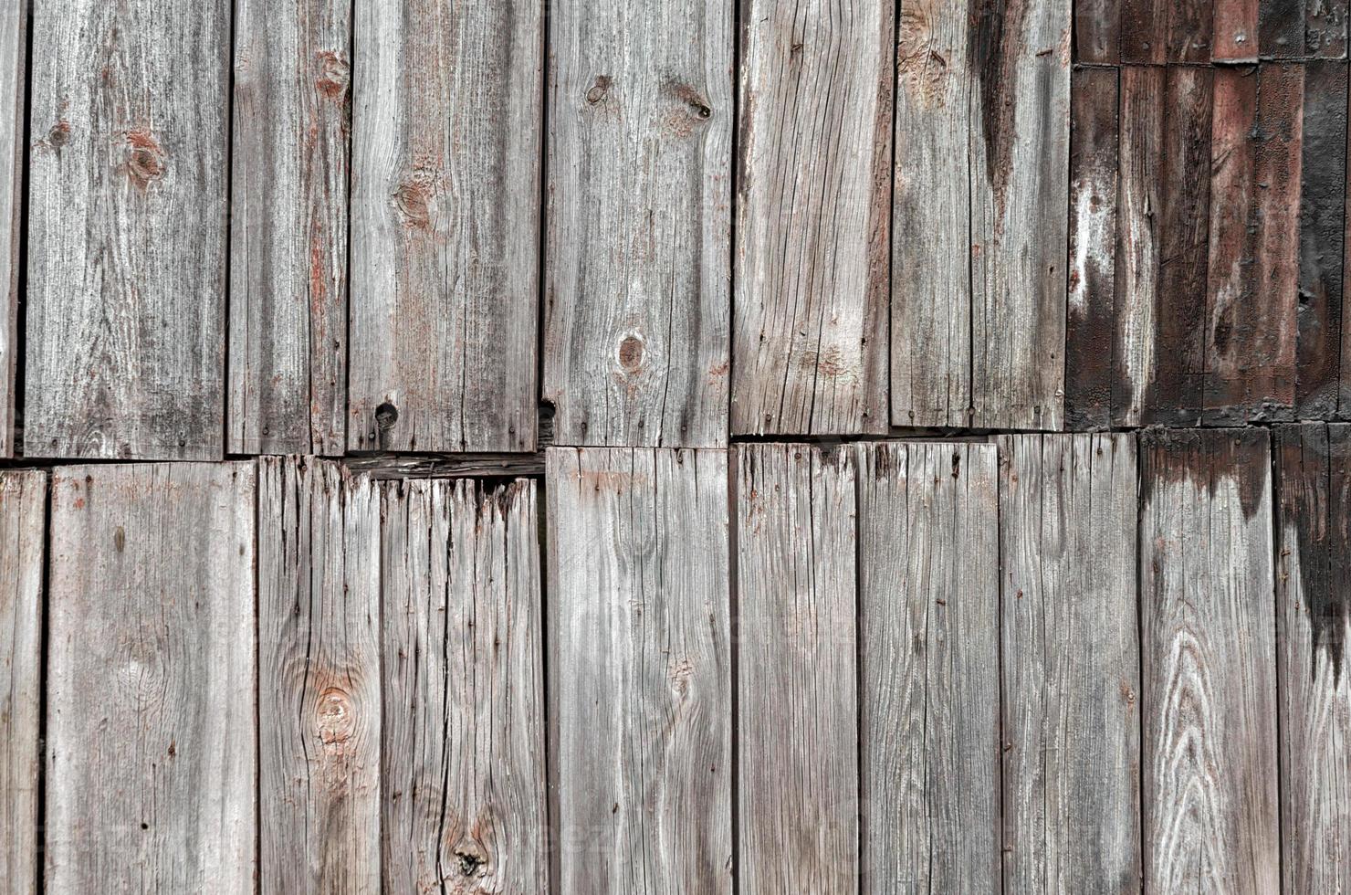 vieilles planches de bois se bouchent photo